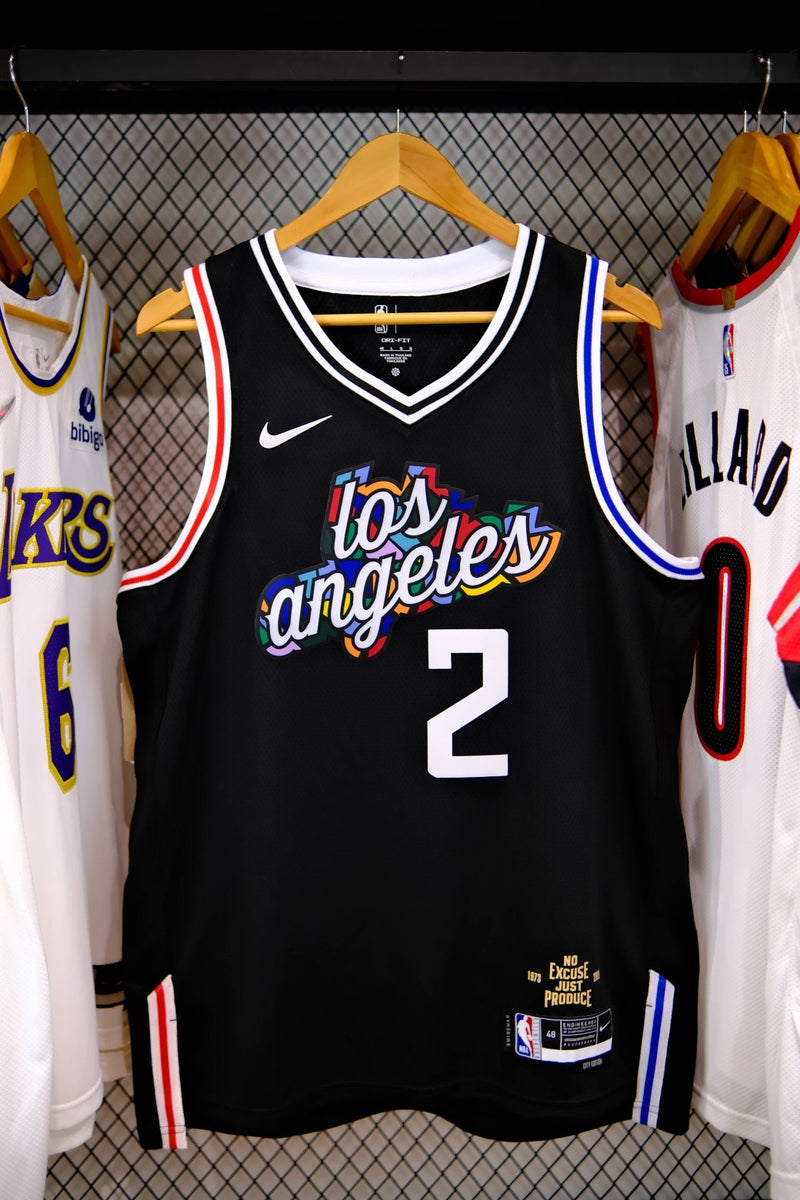 Los Angeles Clippers - 2 kawhi Leonard - Edição Nike City 22/23 Preta