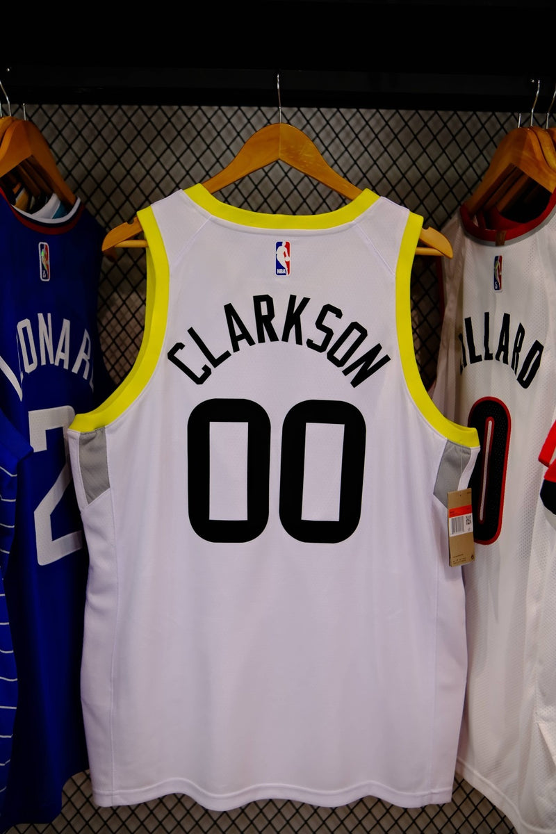 Utah Jazz - Clarkson - Edição 22/23 branca Personalizado